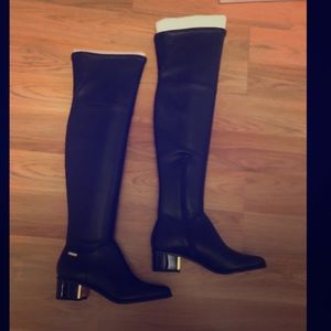 NWT Black over the knee boots